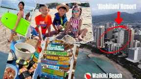 'ALOHILANI RESORT WAIKIKI BEACH HOTEL REVIEW| Money Saving Tips + Waikiki  Beach Day..