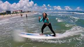 Surfing Waves at Cocoa Beach with Sons of the Sea Surfing