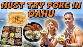 MUST TRY POKE IN OAHU HAWAII | Best Poke from Locals | Hawaiian Food Tour