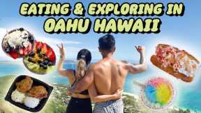 WHAT TO EAT IN OAHU | WAIKIKI, LANIKAI, NORTH SHORE |  Hawaii Food Tour & Travel in 2023 Vlog