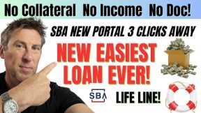 $50K INSTANT New SBA Disaster Loans Released SBA New Portal EASY 3 Clicks!