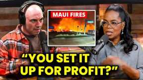 5 MINUTES AGO: Joe Rogan CONFRONTS Oprah for Scamming Maui people!!!?