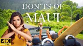 Avoid These 20 BIG Mistakes When Traveling to MAUI Hawaii
