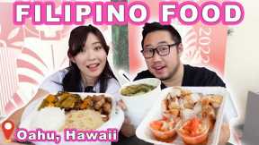 AMAZING FILIPINO FOOD! || [Oahu, Hawaii] Traditional Filipino food!