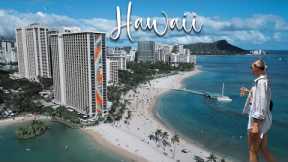 Travelling to Hawaii 🌴 my first impressions, exploring Honolulu & Waikiki beach ☀️ Travel vlog 2023