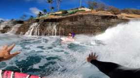 THE MOST DANGEROUS SURF SPOT ON THE SOUTH SHORE (OAHU)