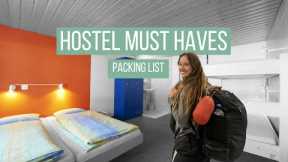20 Things You Need When Staying in Hostels || (Hostel Travel Packing Tips)