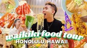What to Eat in WAIKIKI HAWAII! (HONOLULU HAWAII FOOD TOUR) EP 3