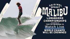 WATCH LIVE Original Sprout Malibu Longboard Championships presented by Tractor Beverage Co.
