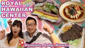 FOOD TOUR of Royal Hawaiian Center! || [Waikiki, Oahu, Hawaii] Waikiki Food Hall, Food Court!