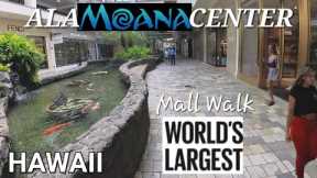 World's LARGEST Open Air Shopping Mall | Walking Hawaii's Ala Moana Center | Vacation Travel Guide