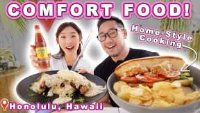 AUTHENTIC HOME-STYLE COMFORT FOOD! || [Honolulu, Hawaii] Shrimp & Grits, Po Boys, Biscuits & Gravy
