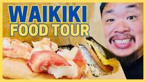 Waikiki Food Court Hidden in Plain Sight and Amazing Lobster Rolls Food Tour