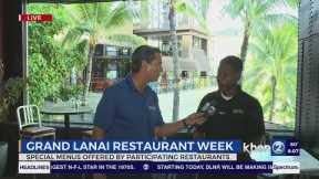 Grand Lānai Restaurant Week begins today