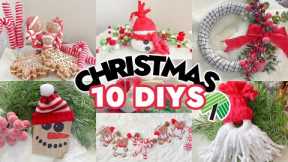 10 DOLLAR TREE CHRISTMAS DIYS 🎄 (Mystery Box Challenge)