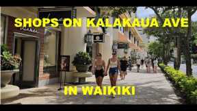 Walking by Shops on Kalakaua Ave in Waikiki #waikiki