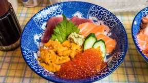 Street Food in Japan - Tour of Ameya-Yokocho Market | Budget Japanese Food and Spicy Kebab!
