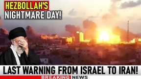 End of Hezbollah! Israeli Air Force Finally Hit Iranian Bases today! End of the road for HAMAS!