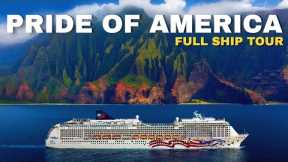 NCL Pride of America | Full Ship Walkthrough Tour & Review 4K | Norwegian Cruise Lines