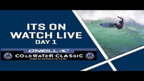 Watch LIVE O'Neill Cold Water Classic - Day 1