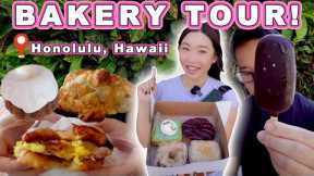 HONOLULU BAKERY TOUR! || [Kaimuki, Hawaii] Malasadas, Scones and DONUTS 🍩