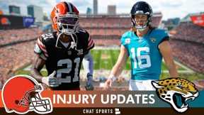 Browns Injury News On Denzel Ward & DTR + Trevor Lawrence Update & Joe Flacco Starting Week 14?
