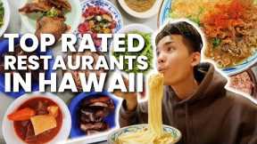 Top Rated BEST Restaurants in HAWAII! (HONOLULU HAWAII FOOD TOUR)
