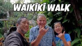 Waikiki Walk Royal Hawaiian Center & Duty Free Shop It's Still Decorated for Holiday Oahu Hawaii