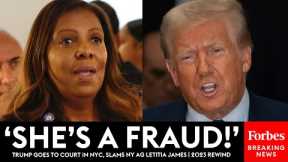Trump Goes To Court In NYC, Viciously Insults AG Letitia James, Judge Arthur Engoron | 2023 Rewind