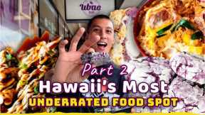 HAWAIIAN FOOD TOUR PART 2 - Best of Honolulu's Diverse Flavors: Local's Hidden Gems & Marketplace