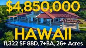 $4,850,000 over 11,000SF   26.2 Acres on 5 Parcels  96ft Infinity Pool