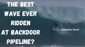 The Best Wave Ever Ridden At BackDoor Pipeline? Kainehe Hunt