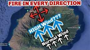 Maui Map of Fires Tour | How Did It Go Against the Wind | At Least 5 Distinct Fires