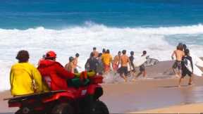 PRO SURFER ALMOST DIES AT PIPELINE! CRAZINESS