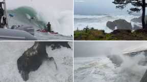 A look at incredible videos from dangerous surf that battered NorCal coast