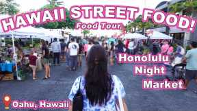 HAWAII STREET FOOD TOUR! || [Oahu, Hawaii] Support Local at Honolulu Night Market!