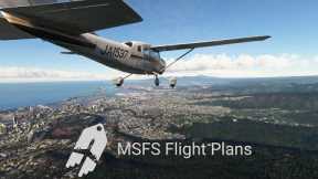 Saving Pearl Harbor: MSFS Narrated O'ahu Hawaii Tour in the Cessna T207A Stationair