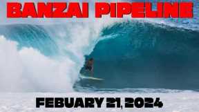 Surfing Banzai Pipeline (4K Raw) Best Rides Of The Day