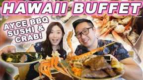 UNLIMITED Local Food BUFFET in Waikiki | [Honolulu, Hawaii] ALL YOU CAN EAT BBQ, CRAB, SUSHI +more!