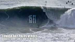 Lunada Bay Palos Verdes | Biggest LA Surf since last Winter