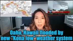 Oahu, Hawaii flooded by unusual Kona low weather system