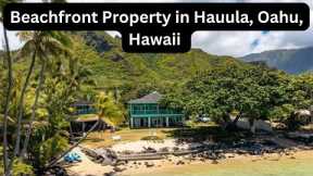 Lovely Beachfront Property in Hauula, Oahu, Hawaii