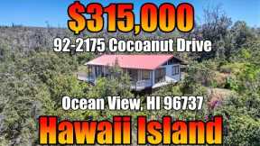 Offered at $315,000. 92-2175 Cocoanut, Ocean View, Big Island Hawaii Real Estate - MLS#712791