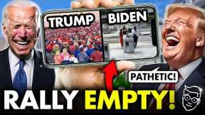 YIKES! Biden Rally Today Draws Less Than A DOZEN People in Must-Win State | Team Trump SAVAGES Joe 😂
