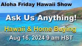 Who Pays The Realtor Commission NOW??! 🤯 | Aloha Friday Hawaii Real Estate Show 8/16/24