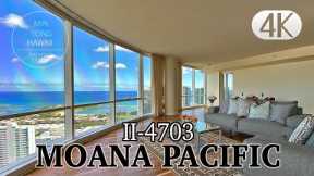 Hawaii Real Estate : 47th Floor Panoramic Views-(2,435 sq/ft) 3Bed/3Bath Kakaako Under 2Mil