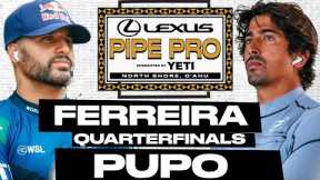 Italo Ferreira vs Miguel Pupo | Lexus Pipe Pro presented by YETI 2025 - Quarterfinals