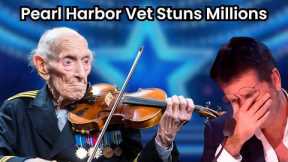 104-Year-Old Pearl Harbor Survivor Plays Violin for Fallen Comrades—Most EMOTIONAL Song! (Al Video)