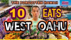 ULTIMATE FOOD TOUR ON WEST OAHU - 10 Best Foods in Hawaii's Forgotten Waianae, Kapolei & More!