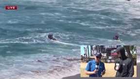 Injuries force several surfers out of 'The Eddie'